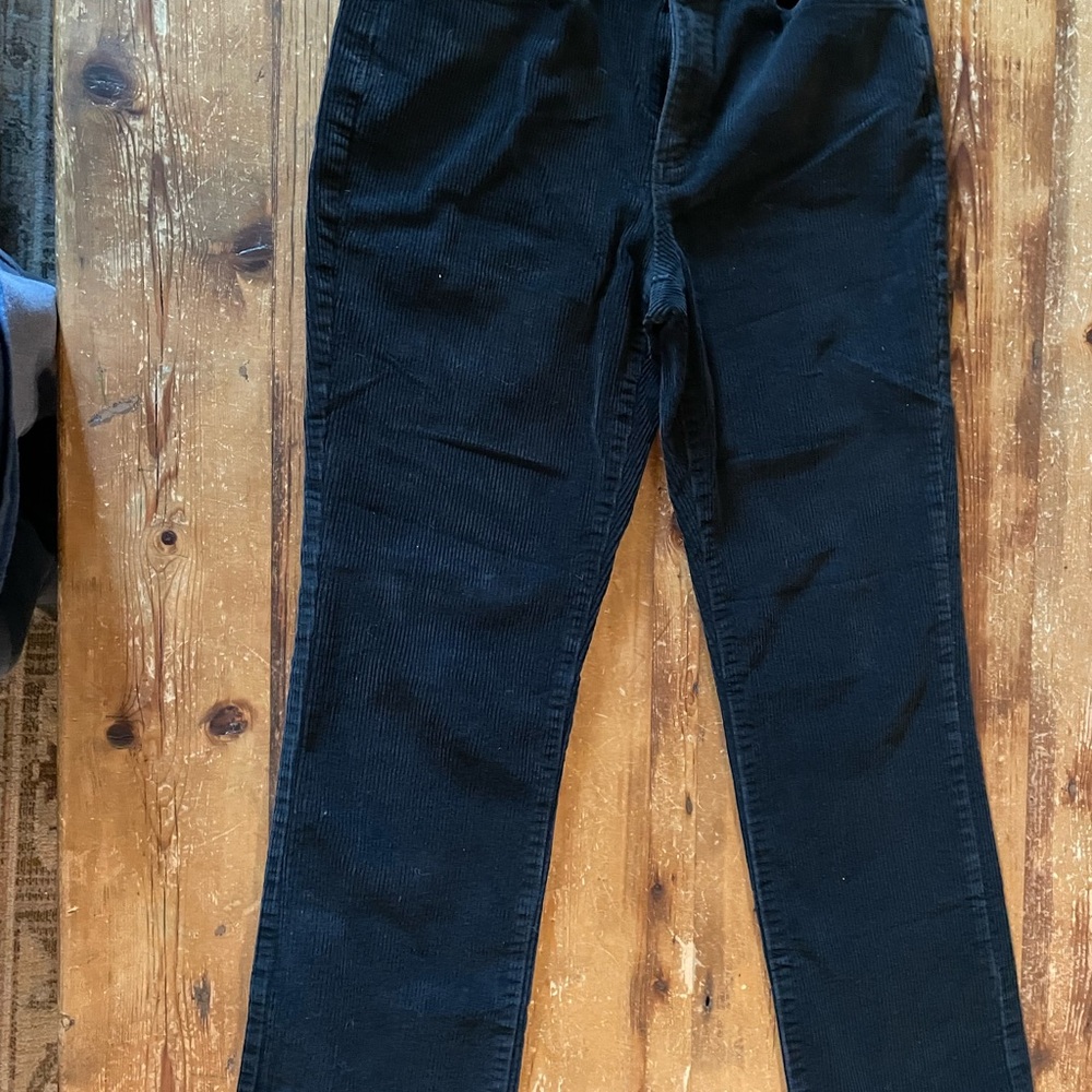 Lauren Jeans Co. Black Corduroy Pants hardly worn